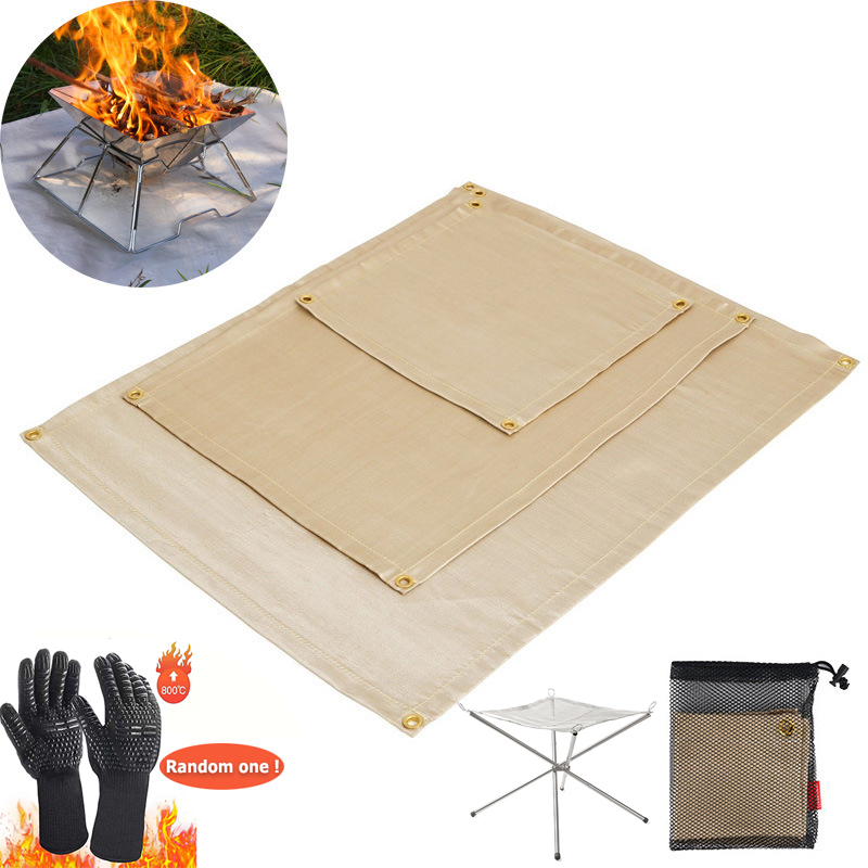 Fire Blanket Kitchen - Ognioodporna mata na kemping, piknik, grill,