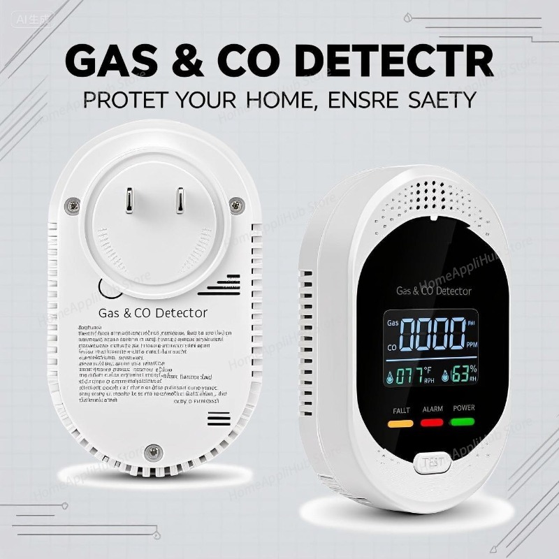 Detektor 4 w 1 z pomiarem temp – Co Detector Plug recenzja i cena
