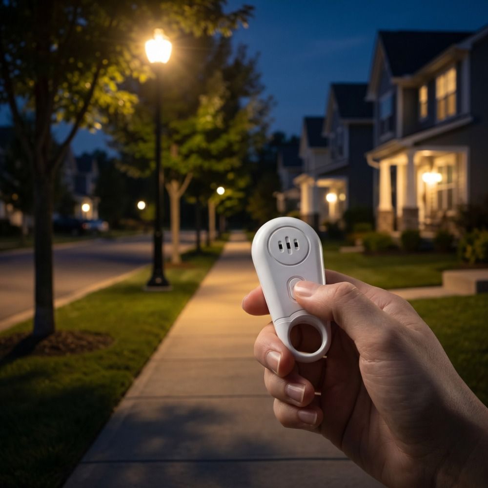 Przenośny, osobisty alarm bezp – Personal Alarm Keychain recenzja i cena