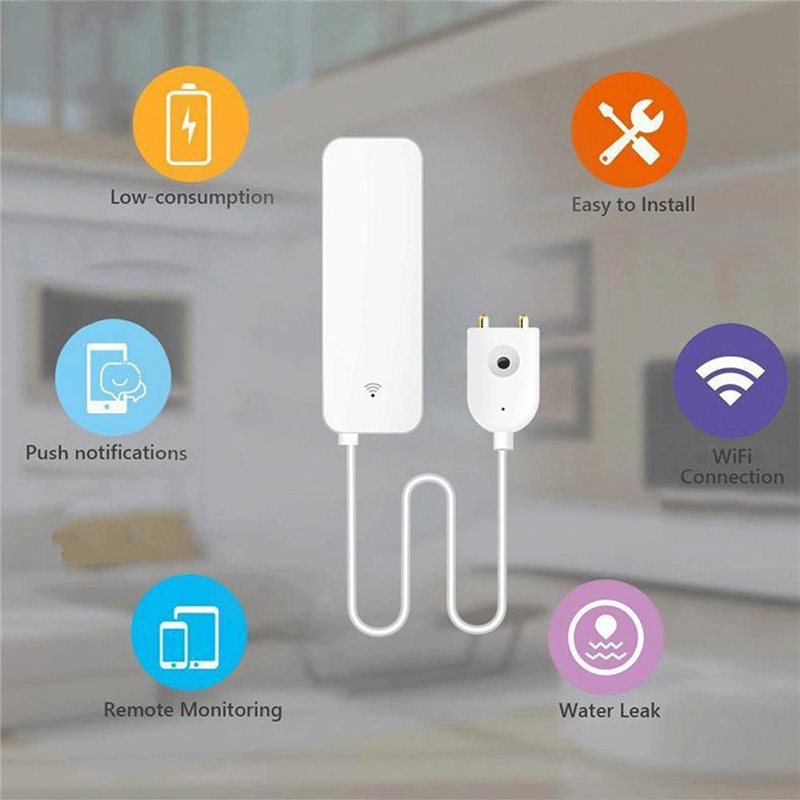 SYW-Tuya WIFI Czujnik Przepełn – Water Alarm Sensor recenzja i cena